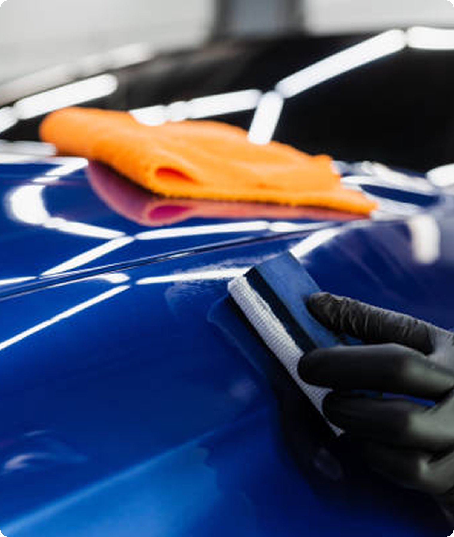 Professional application of Opti-Coat ceramic coating